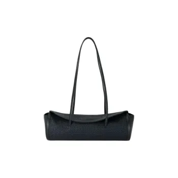 Little Liffner Cow Leather Handbag Shoulder Bag Medium Size Women's Black