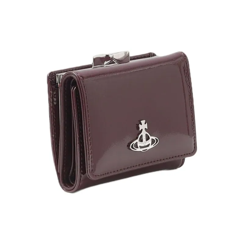 Vivienne Westwood Cow Leather Wallet Women's Brown-1