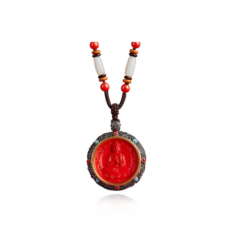 EADDA JEWELRY Cinnabar Necklaces Unisex-10