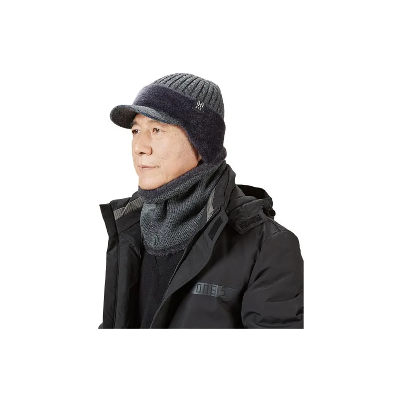 H YXIANG Sheep Wool Beanies Men's-2