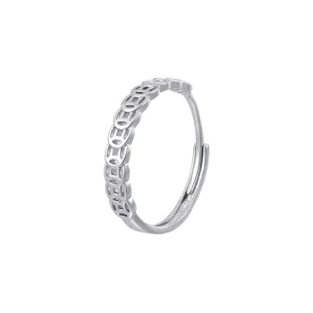 MISS XIA JWY Copper Silver Plated Rings Unisex