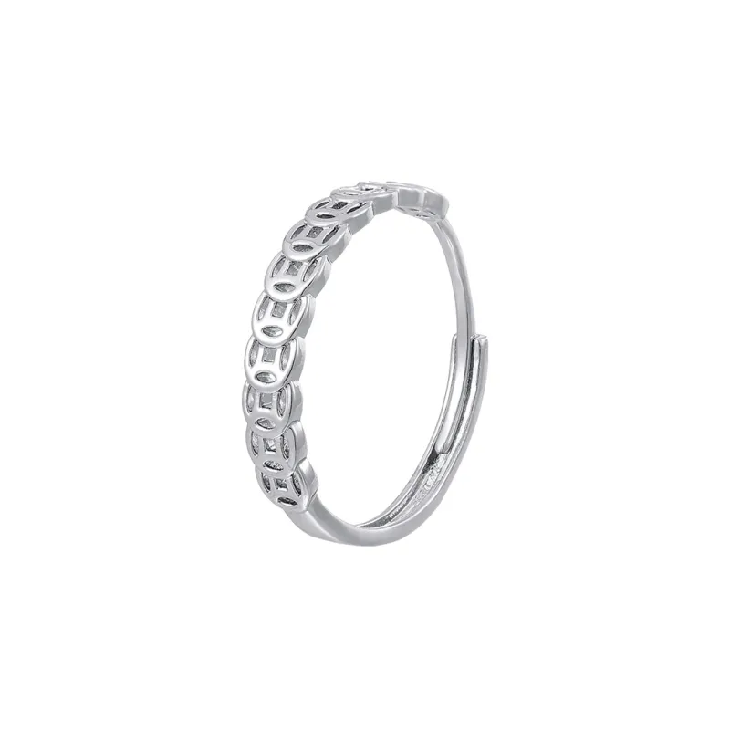 MISS XIA JWY Copper Silver Plated Rings Unisex-0