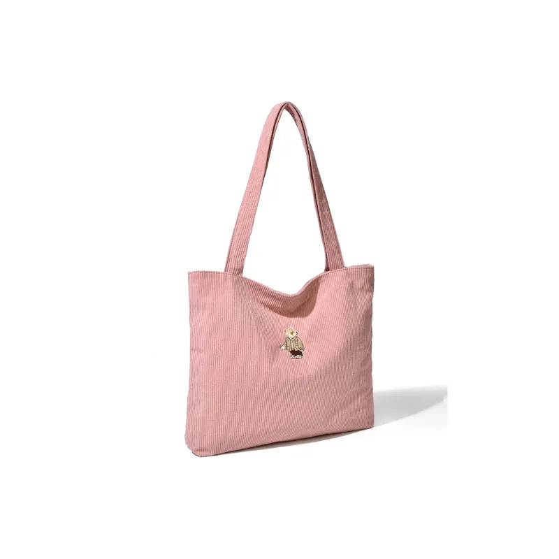 Ceion Keust Corduroy Tote Bag, Shopping Bag, Handbag, Shoulder Bag Women's Multicolor-12