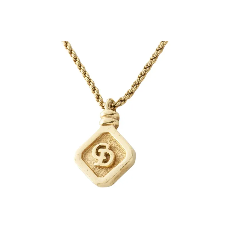DIOR Gold-Plated Necklaces Unisex Metal-0