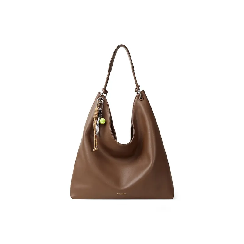 Teenmix Synthetic Leather Tote Bag, Shopping Bag, Crossbody Bag, Shoulder Bag Regular Women's Brown/Caramel/Black-0