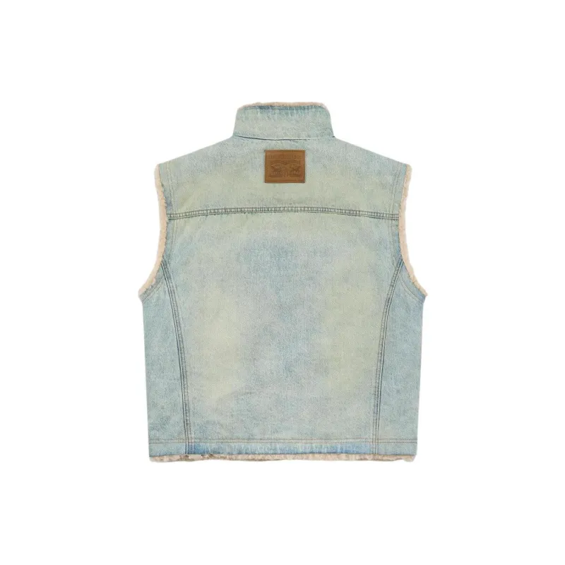 Good Bai X Levis GOOD BAI Collaboration Vests Men Light Blue-1