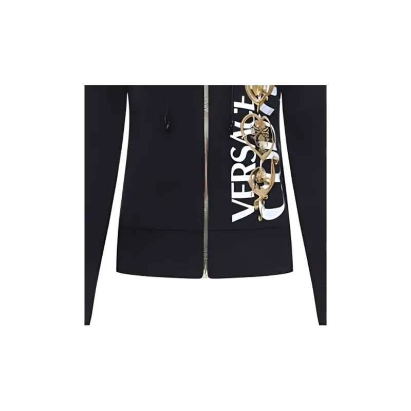 VERSACE JEANS Jackets Coats Women's Black-5