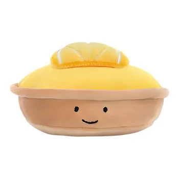 JELLYCAT Gourmet Collection Food Refined French Lemon Pie Yellow Dolls Plush Doll 5cm High