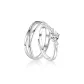Intertwined Love Couple Rings