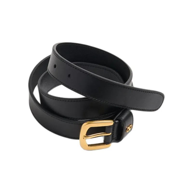 Valentino VLogo Signature Buckled Belt-0