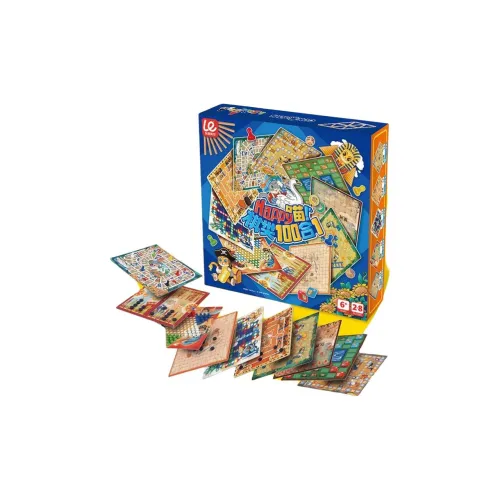 LEZAIQIZHONG Chess Happy Meow Lily Multifunctional Game Board Educational For Parents And Kids Board Games