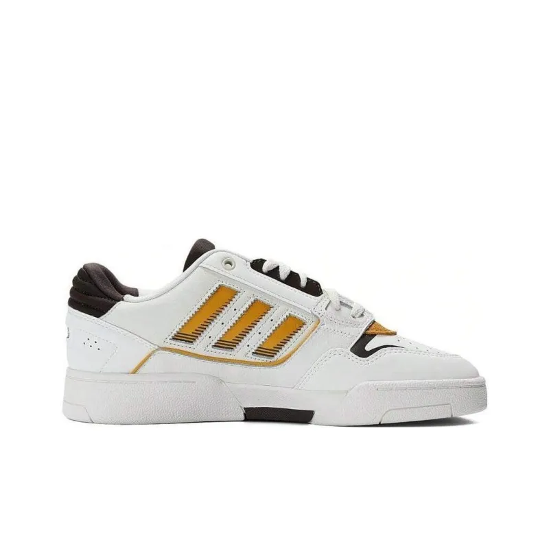 Adidas Originals Drop Step 2.0 Anti Slip And Wear Resistant Breathable Low Top Skateboard Shoes Unisex Ecru-1