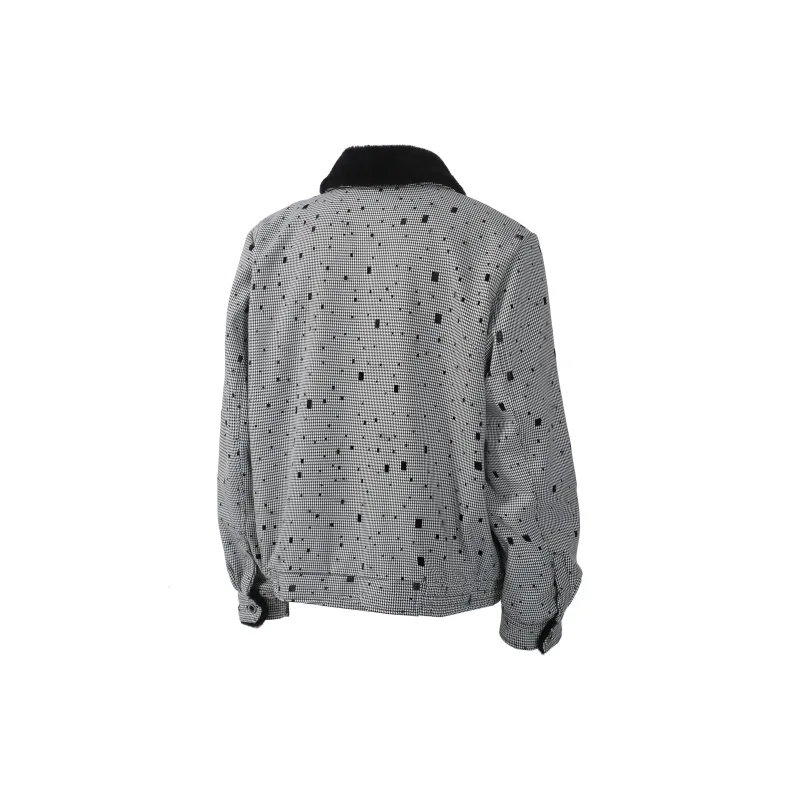 TERRA INCOGNITA Jackets Coats Unisex Houndstooth Dove-1