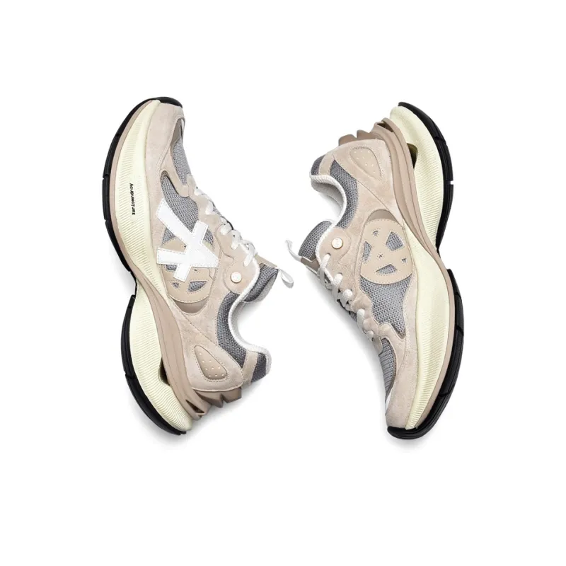 Acupuncture Cushioned Slip-Resistant Low-Top Chunky Sneakers Unisex-4