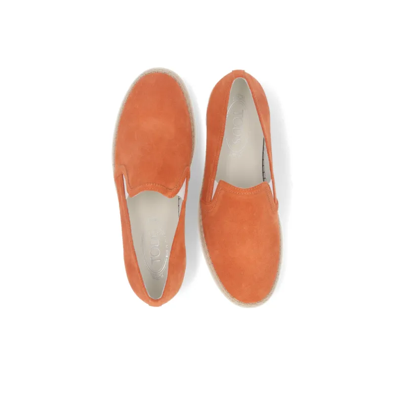 TOD'S Gommini Gommino Loafers Women's Orange-3