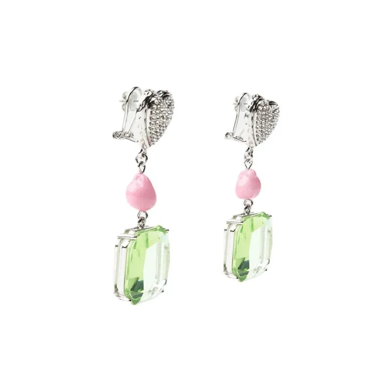 ZARA Titanium Earrings Women's Silver-2