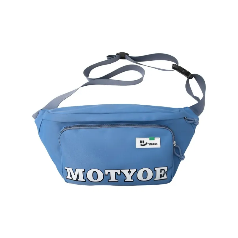 LUVISTRUE Nylon Shoulder Bag Crossbody Bag Fanny Pack Unisex Gray/Black/Orange/Green/Blue-12