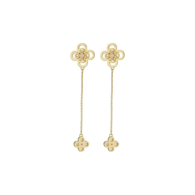 TORY BURCH Kira Clover Earrings-0