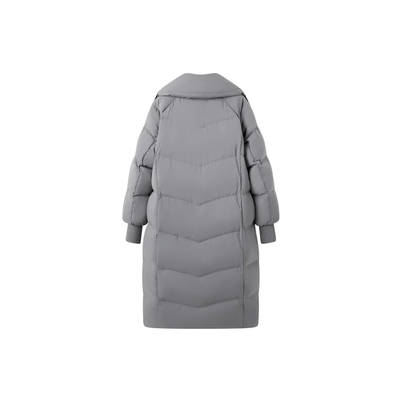 PEACEBIRD Down Jacket Women's True Gray-1