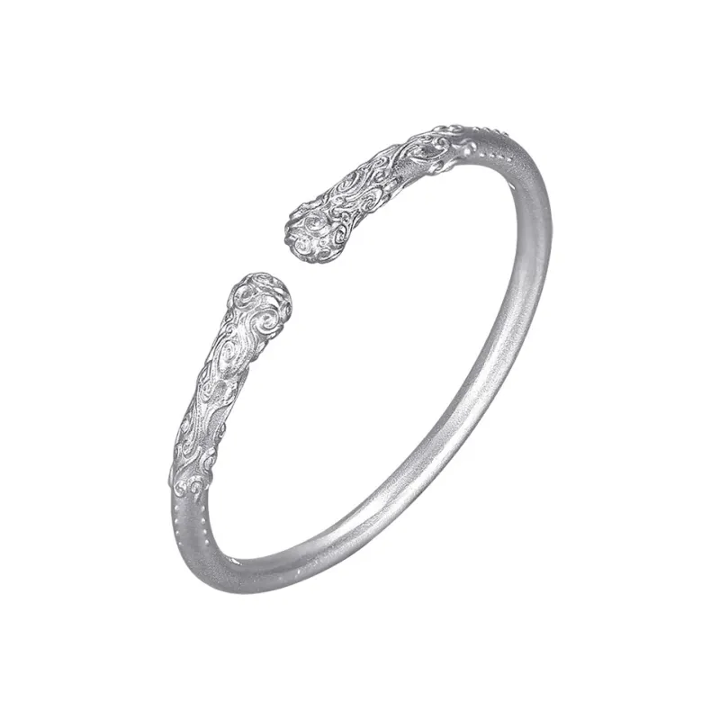 Ascending S999 Fine Silver Sterling Silver Bracelets Unisex-0
