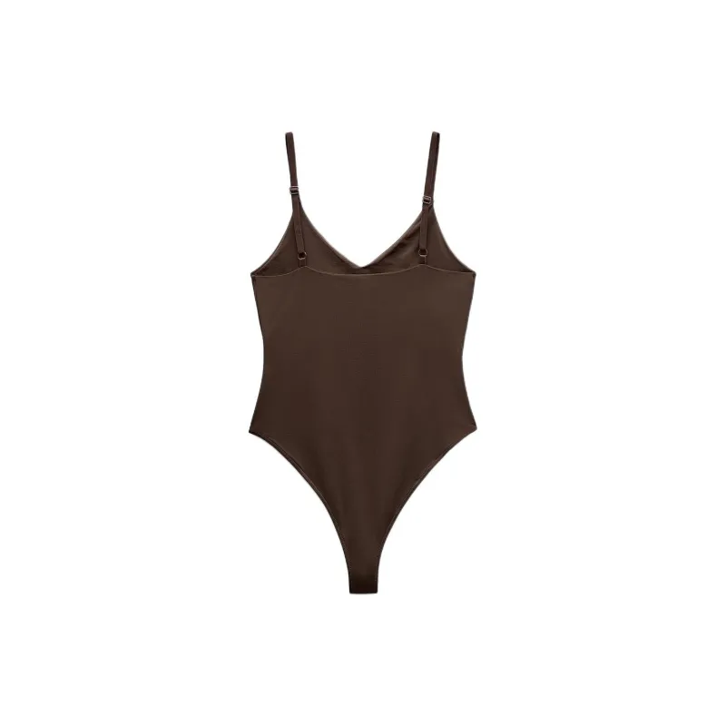 ZARA Bodysuits Women's Brown-1