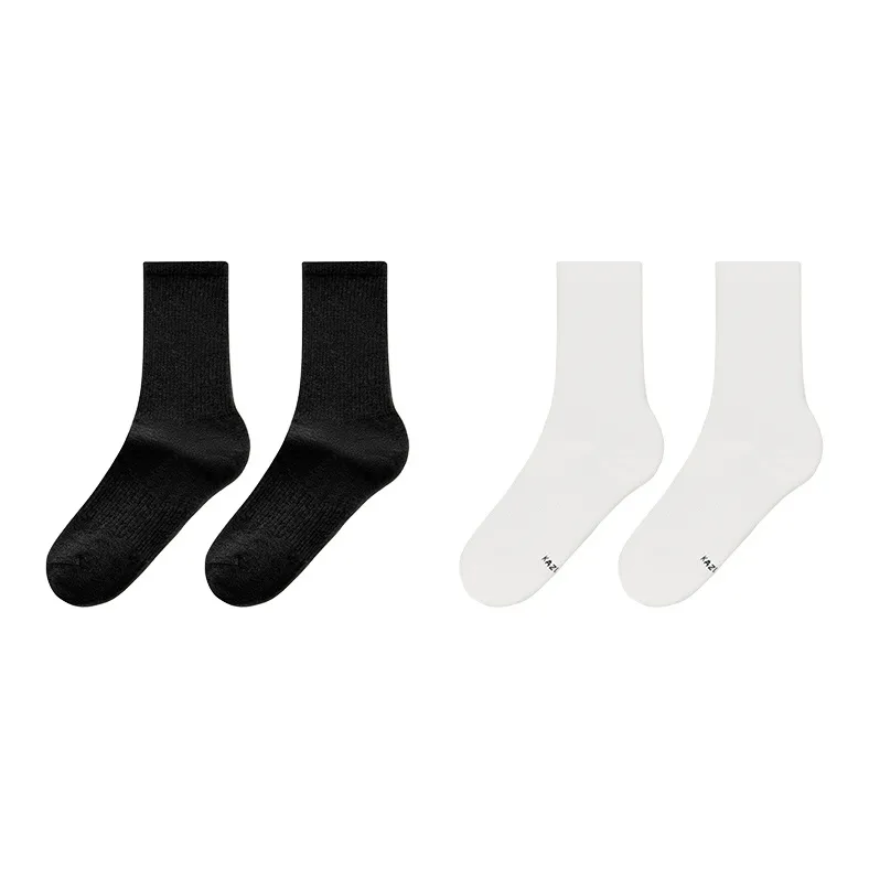 XIAOYEHEZI Autumn And Winter Season Mid Calf Socks Unisex 5 Pack-31