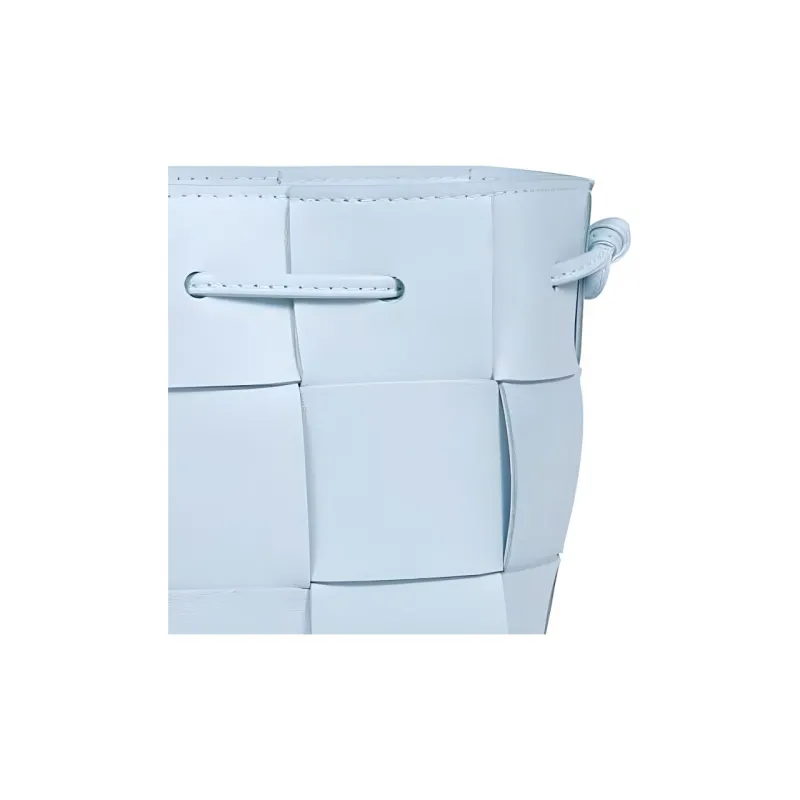 Bottega Veneta CASSETTE Sheepskin Bucket Bag, Shoulder Bag, Crossbody Bag Mini Women's Light Blue-2