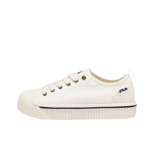 FILA Center Court G V3 Anti Slip Wear Resistant Low Top Skateboard Shoes Unisex White