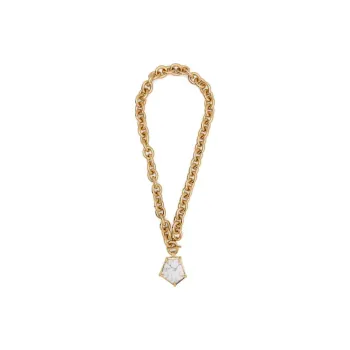 Roberto Cavalli Marbled-effect Pendant Necklace