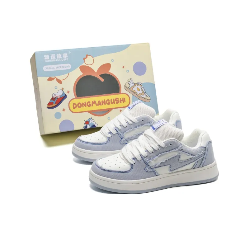 Anime Story Slip Resistant, Abrasion Resistant, Lightweight, Breathable Low Top Skateboard Shoes Unisex Box Included-12