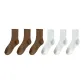 6 Pack (3 Dark Camel+3 Milk White)