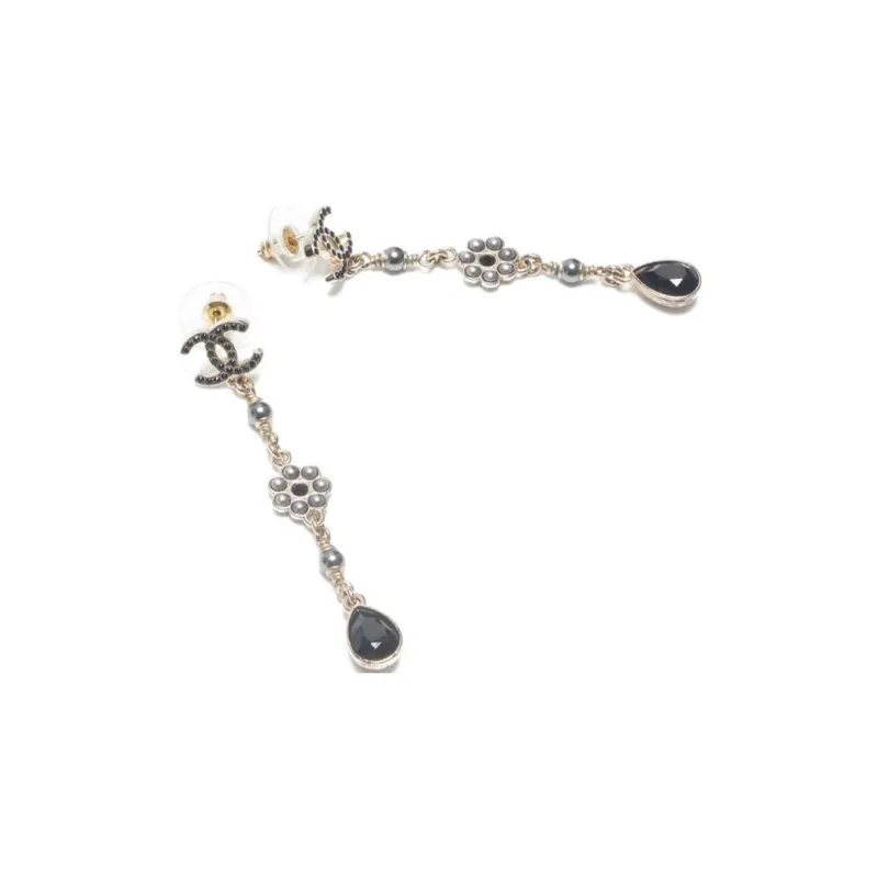 CHANEL 2021 Cc Faux-pearl Earrings-1