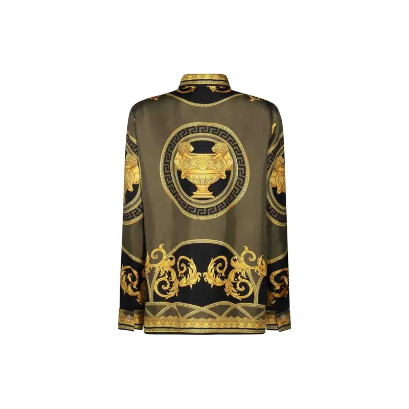 VERSACE Pattern Printed Long Sleeved Shirt-1