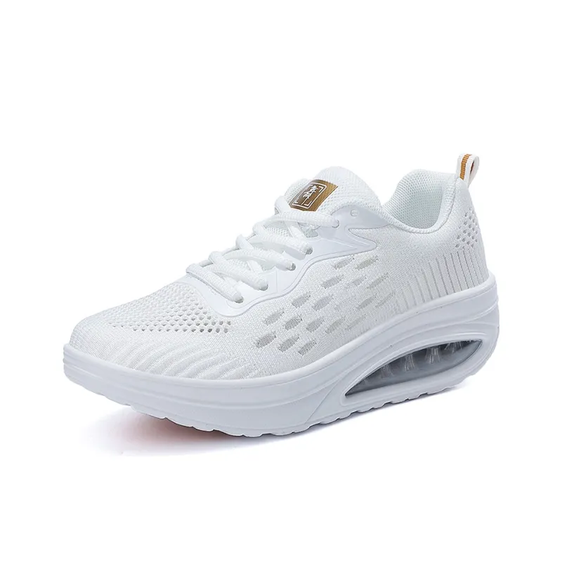 ORD Anti Slip Wear Resistant Breathable Impact Resistant Lightweight Height Increasing Low Top Casual Shoes Women's-2