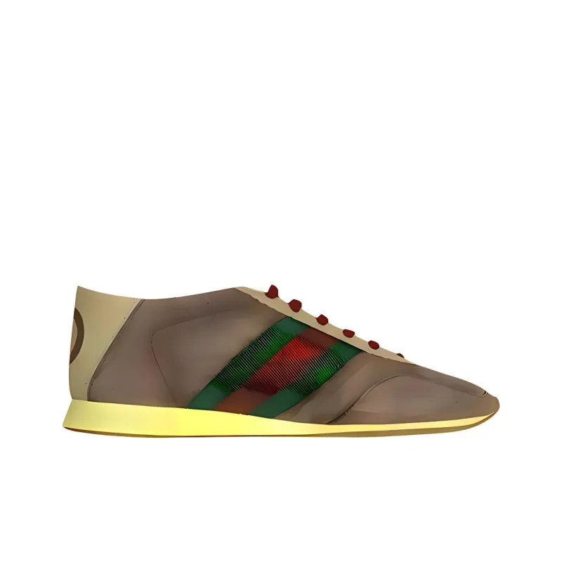 GUCCI Rocket Suede Low 'Brown'-2