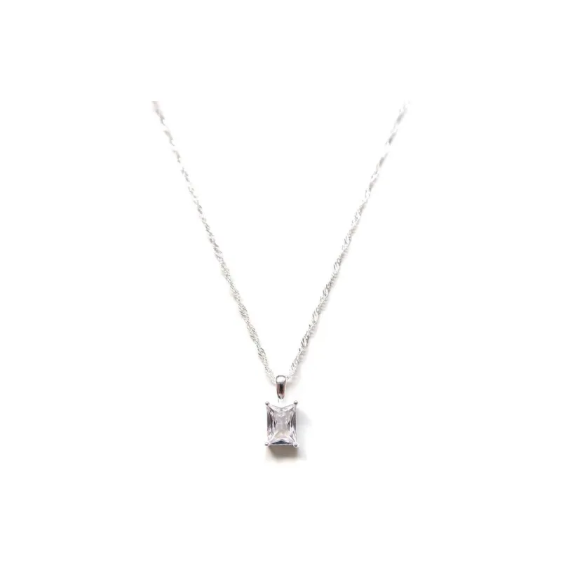 CHUVORA S925 Sterling Silver Water Wave Chain Minimalist Style Niche Collarbone Chain Versatile Silver Women's-0