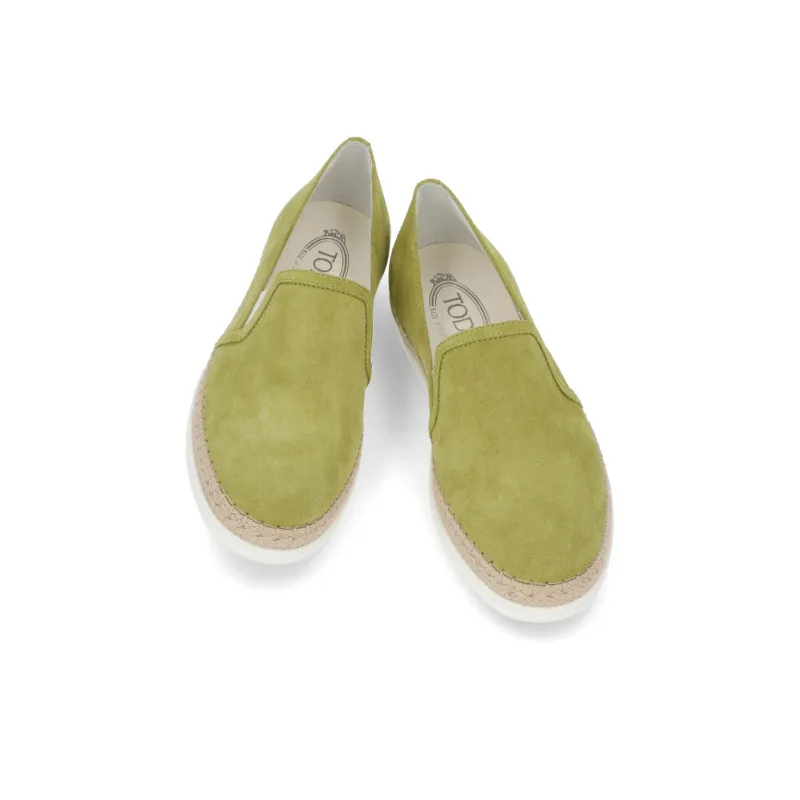 TOD'S Beanie Shoes Women's Green-2
