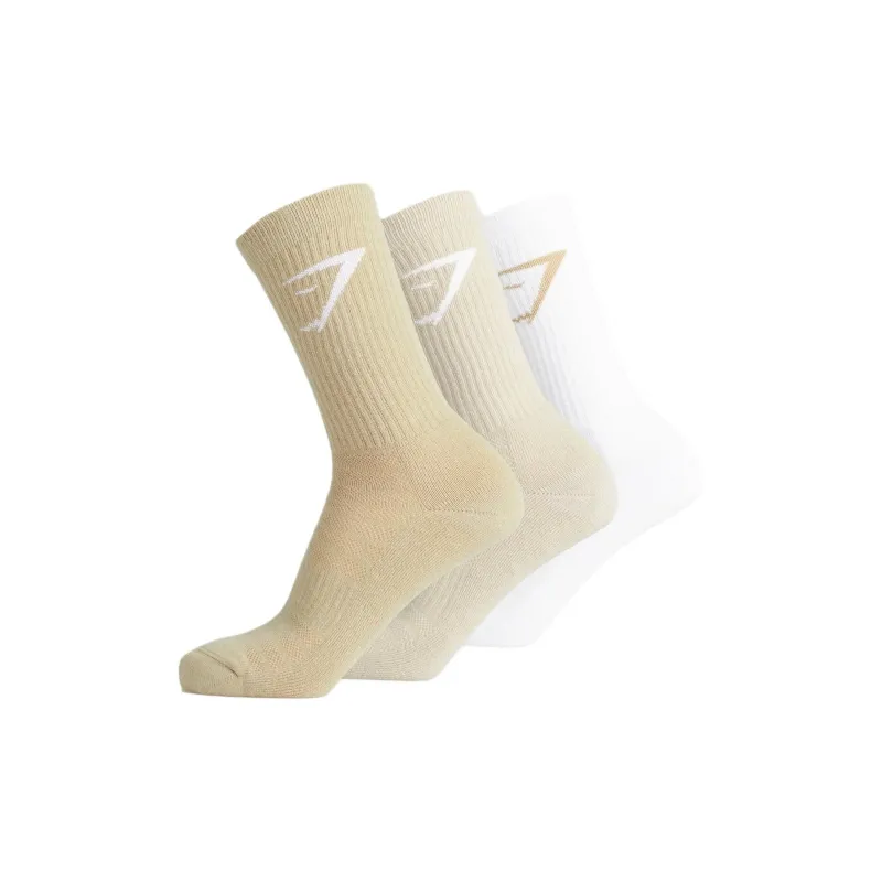 GYMSHARK Mid Calf Socks Unisex 3 Pack-0