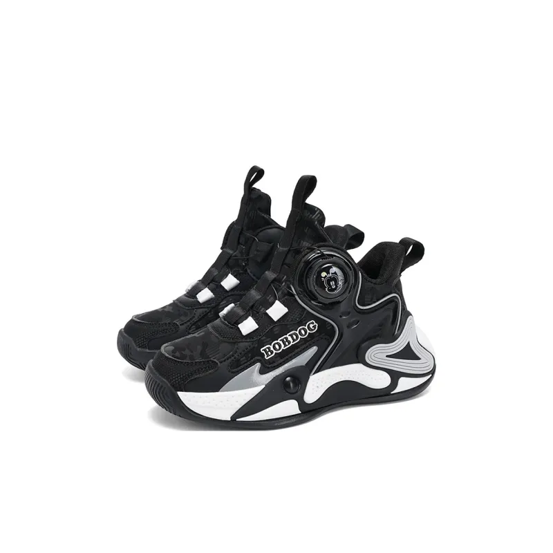 BOBDOG Slip Resistant Anti Kick Lightweight Cushioning Children's Basketball Shoes Kids'-5