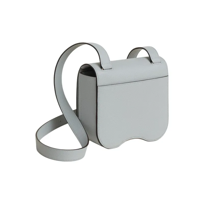 HERMES Della Cavalleria Epsom Calfskin Crossbody Bag Shoulder Bag Mini Women's 8U Bleu Glacier Glacier Blue-1
