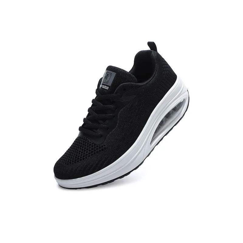 ORD Anti Slip Wear Resistant Breathable Impact Resistant Lightweight Height Increasing Low Top Casual Shoes Women's-6