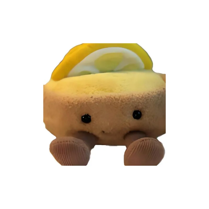 JELLYCAT Interesting Food Paris Dessert Lemon Crepe Dolls Plush Doll Small Size Tall-1