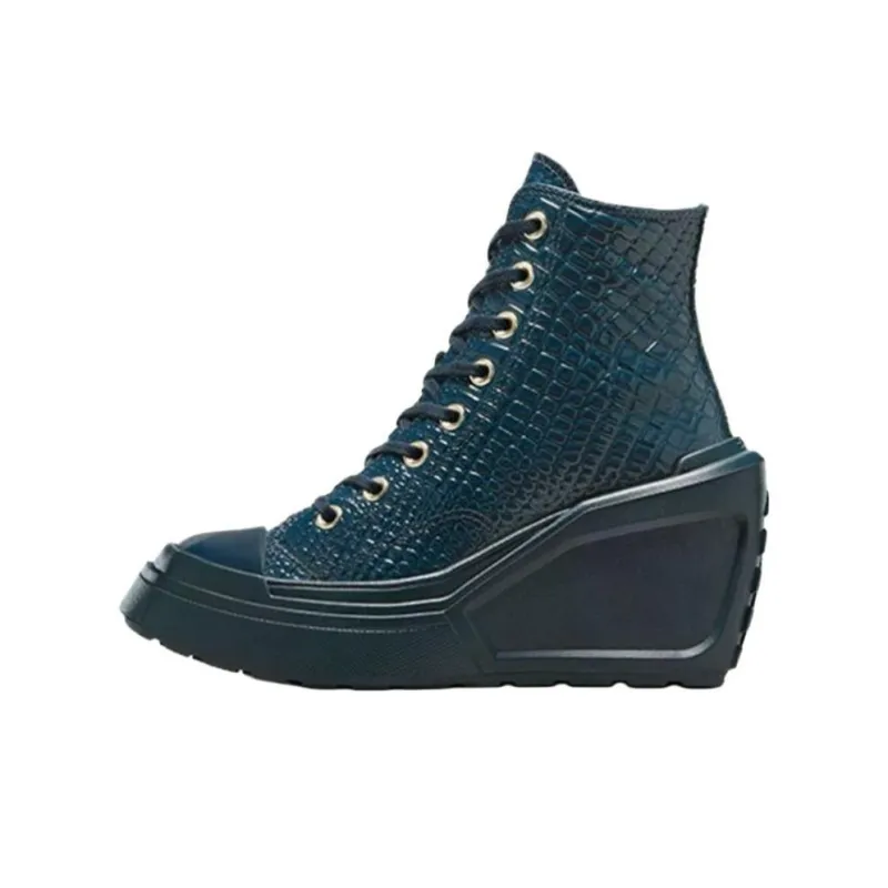 Chuck 70 De Luxe Women's Converse Wedge Platform High 'Into The Void Croc' Women's-0