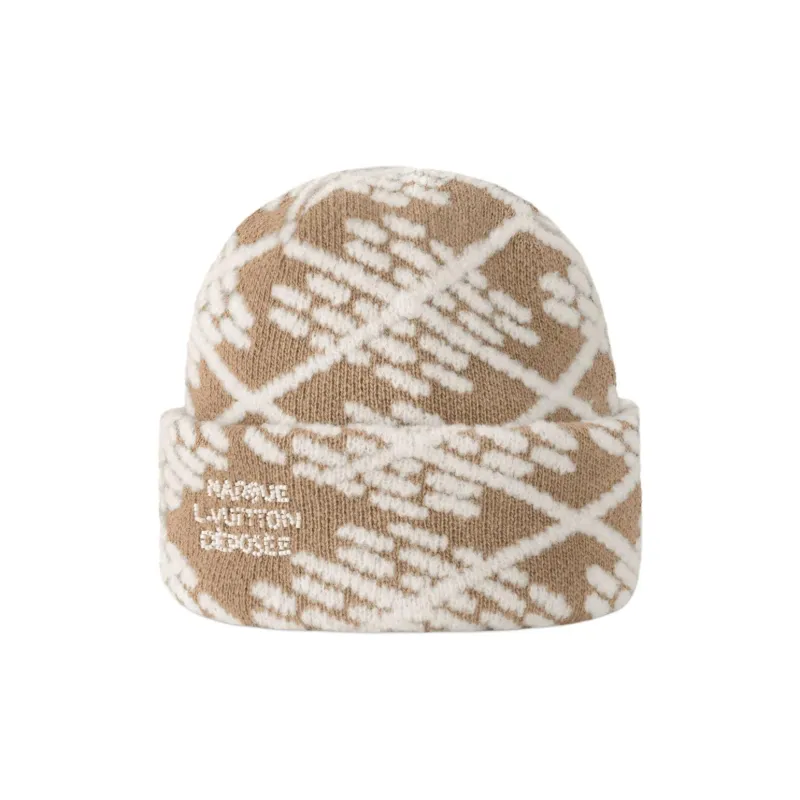 LOUIS VUITTON M7910A Lv Crush Damier Argyle Beanie-0