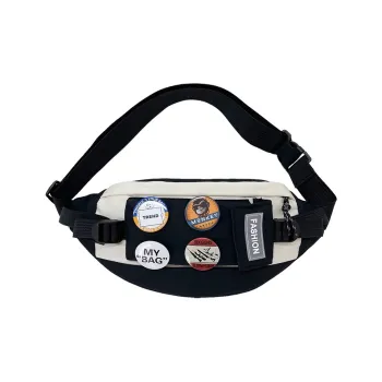 Worm's Home Nylon Fabric Sling Bag Regular Unisex Multicolor