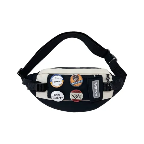 Worm's Home Nylon Fabric Sling Bag Regular Unisex Multicolor