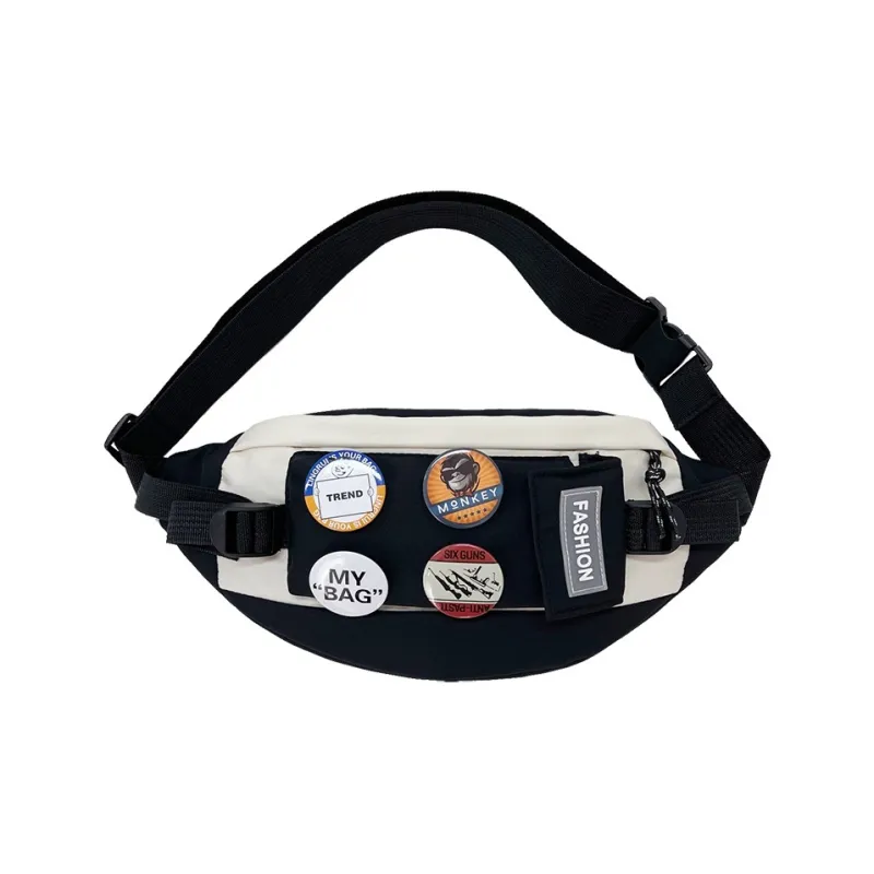 Worm's Home Nylon Fabric Sling Bag Regular Unisex Multicolor-0