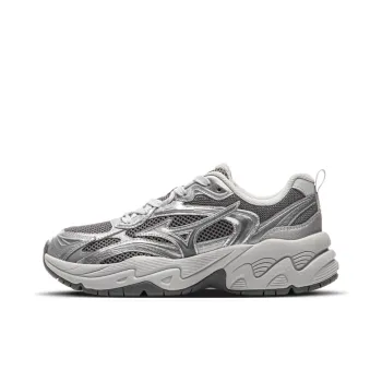 Mizuno TRAINER 2K Slip Resistant Breathable Low Top Running Shoes Unisex Silver Gray