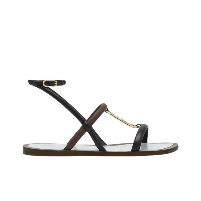 FENDI Strap Sandals Women's Black-1