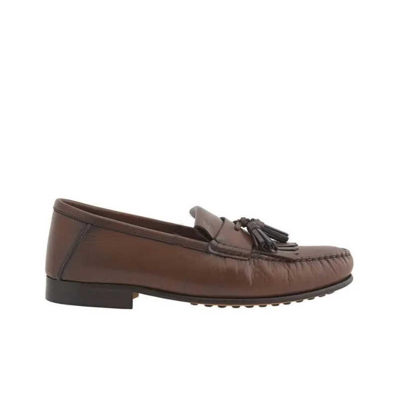 TOD'S Gommino Loafers Men Brown-1